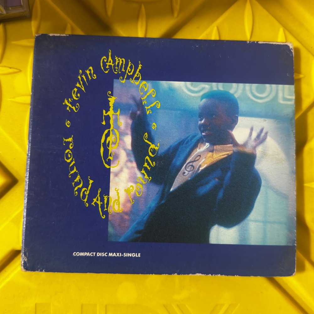 Tevin Campbell Round and Round CD Maxi-Single 1990 Prince Paisley Park 9-21740-2